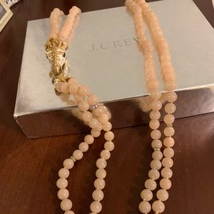 NWOT J. CREW Double-strand Blush Giraffe Necklace